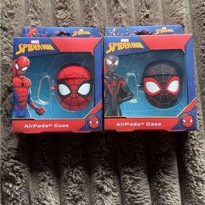 Marvel Spider-Man AirPods Cases - Red & Black Webbed Faces